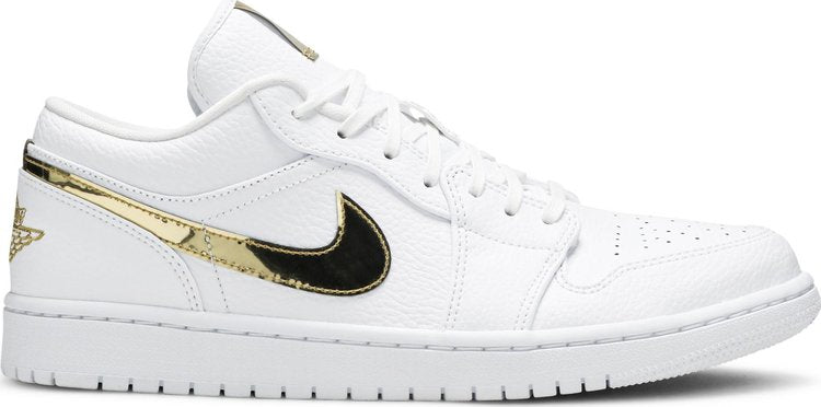 Nike Air Jordan 1 Retro Low 'White Metallic Gold'