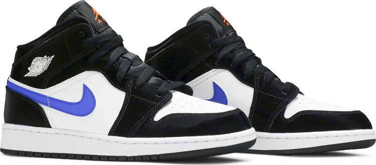 Nike Air Jordan 1 Mid GS 'Black Racer Blue'