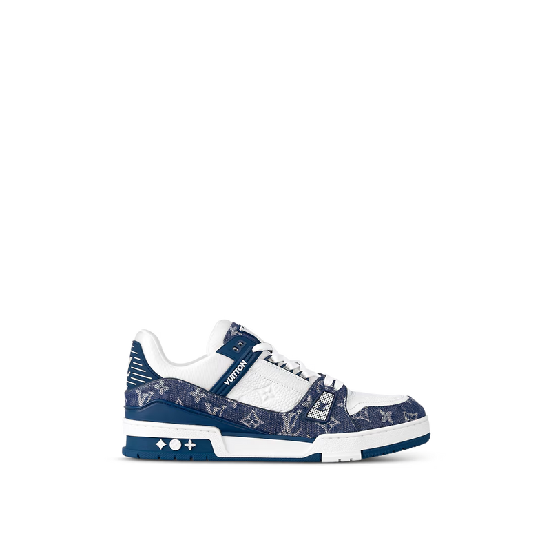 Louis Vitton LV Trainer White Blue