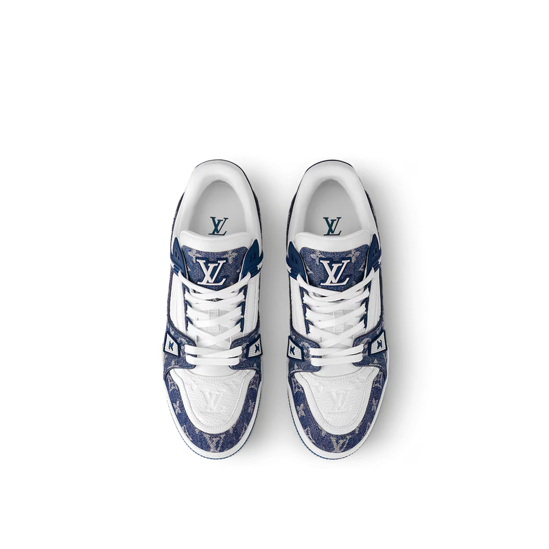 Louis Vitton LV Trainer White Blue