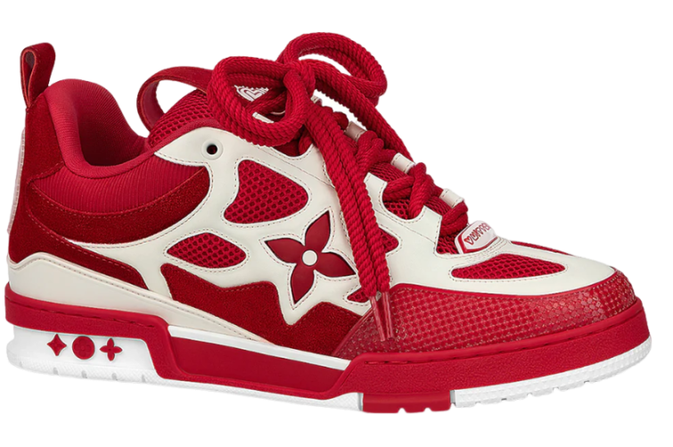 Louis Vuitton LV Skate Sneaker Red White