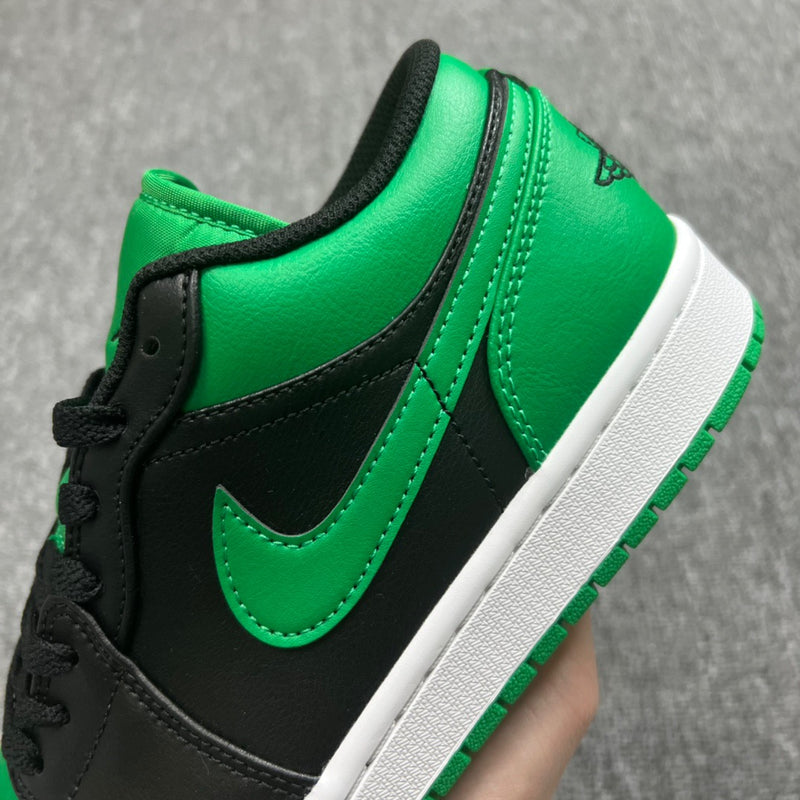 Nike Air Jordan 1 Low 'Black Lucky Green'